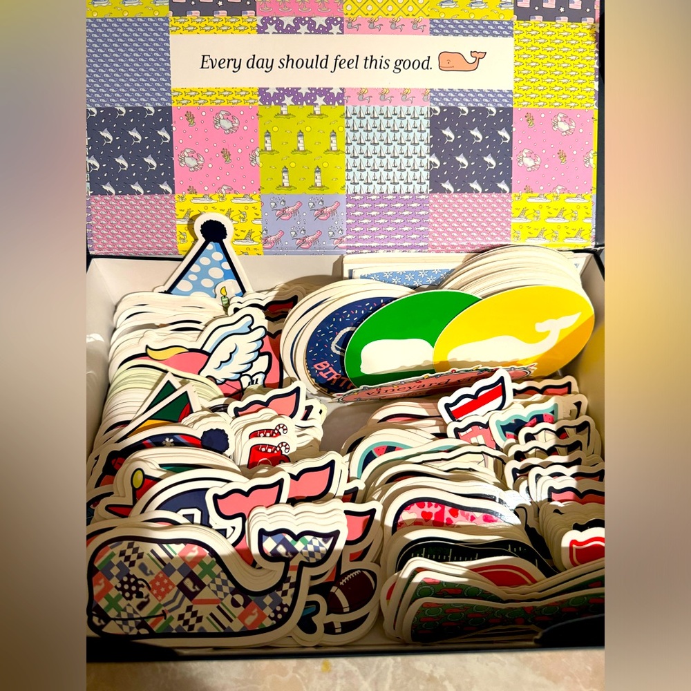 Over 100 whale stickers!